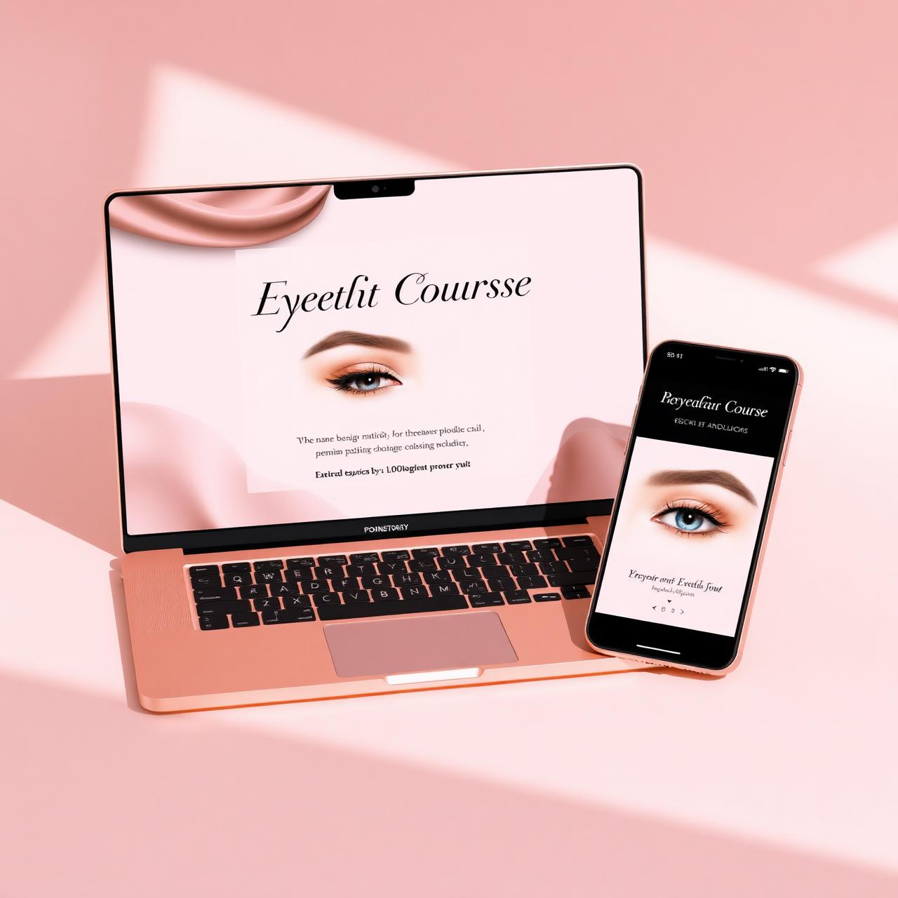 Mockup do curso Sobrancelha Profissional